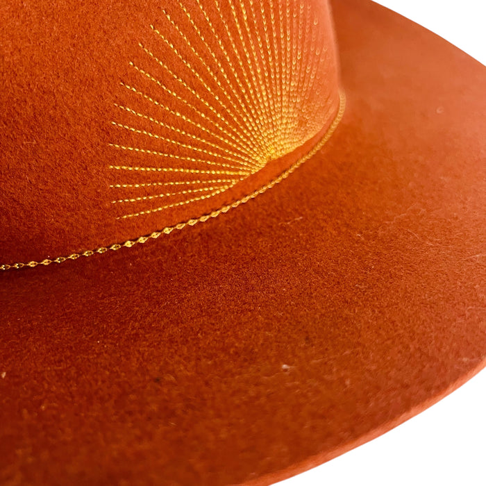 Van Palma Basile Rays Embroidered Hat