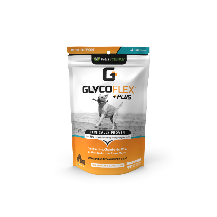 VetriScience GlycoFlex® Plus Hip & Joint Supplement for Dogs Chew Duck Flavor