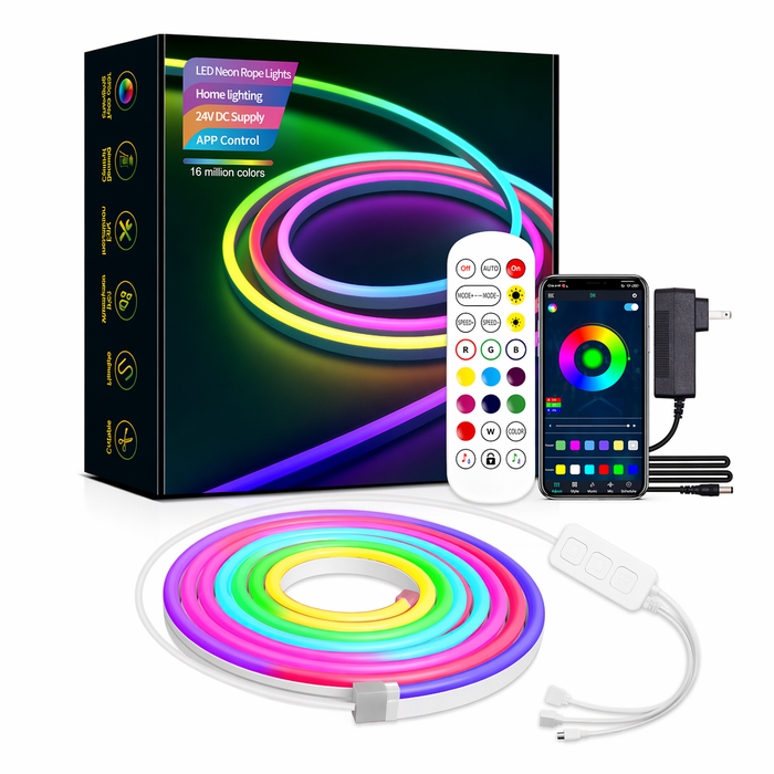 Vibrant LED Neon Rope Light Default