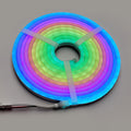 Vibrant LED Neon Rope Light: multicolor, pink LED neon rope lights kit, modern colorful RGB lighting style