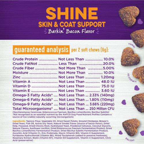 Wellness Shine Skin & Coat Support Soft Chews