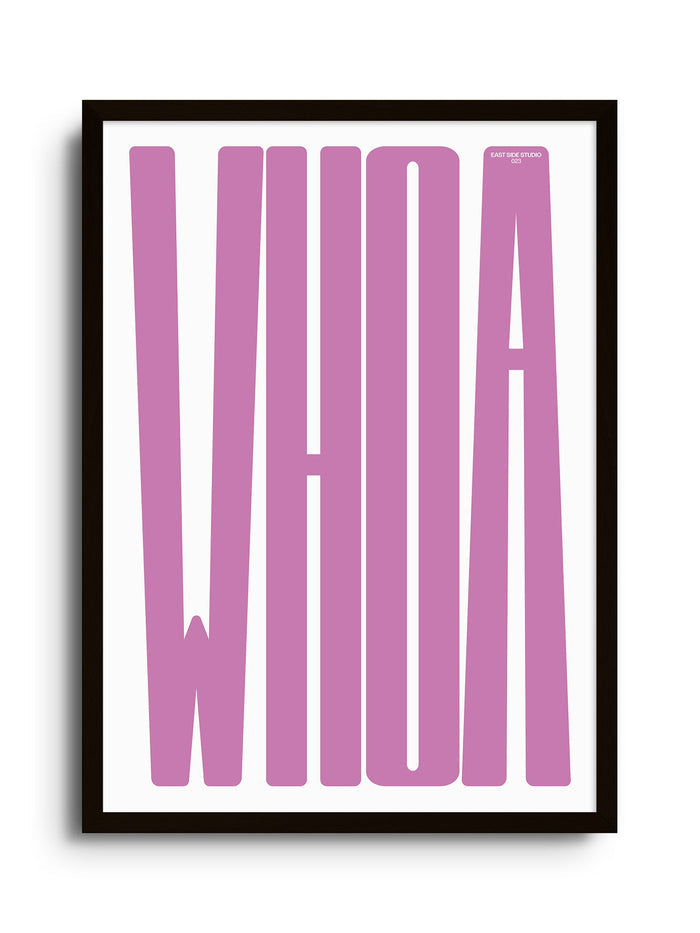 WHOA - Lilac - East Side Studio - Art Prints