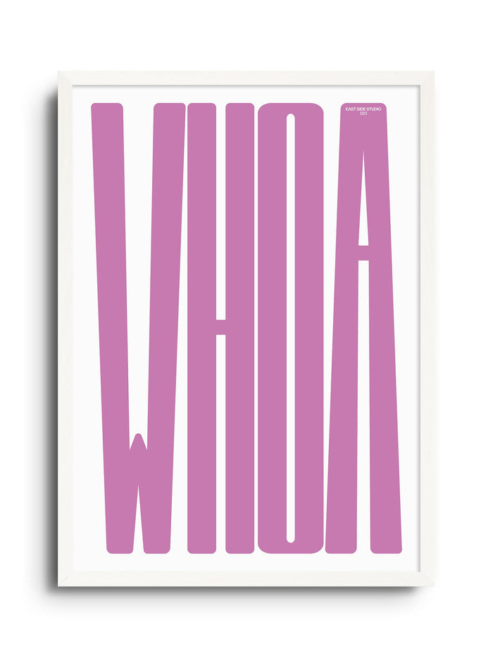 WHOA - Lilac - East Side Studio - Art Prints