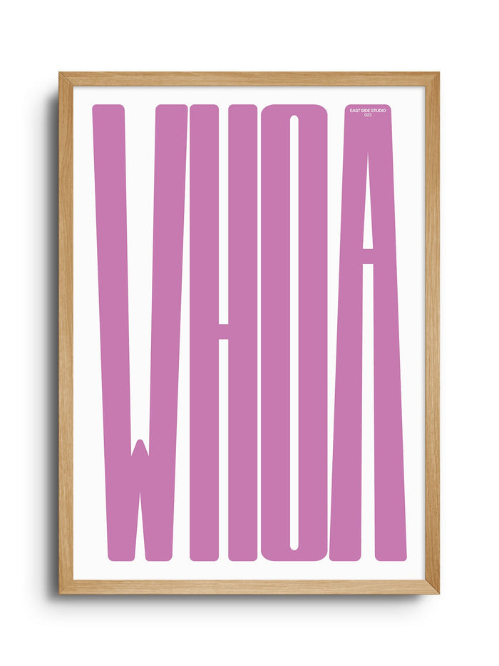 WHOA - Lilac - East Side Studio - Art Prints