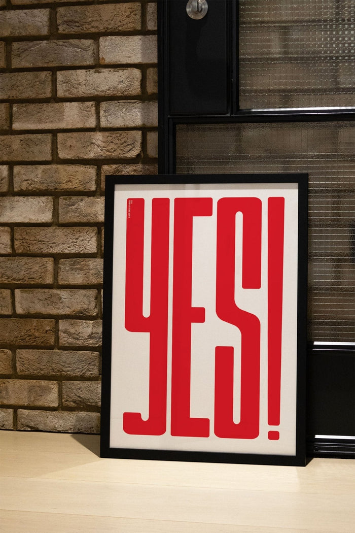 YES! - Crimson - East Side Studio - Art Prints