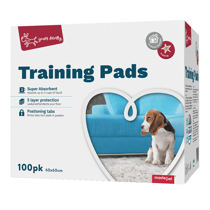 Yours Droolly Training Pads 60X60cm 100pk