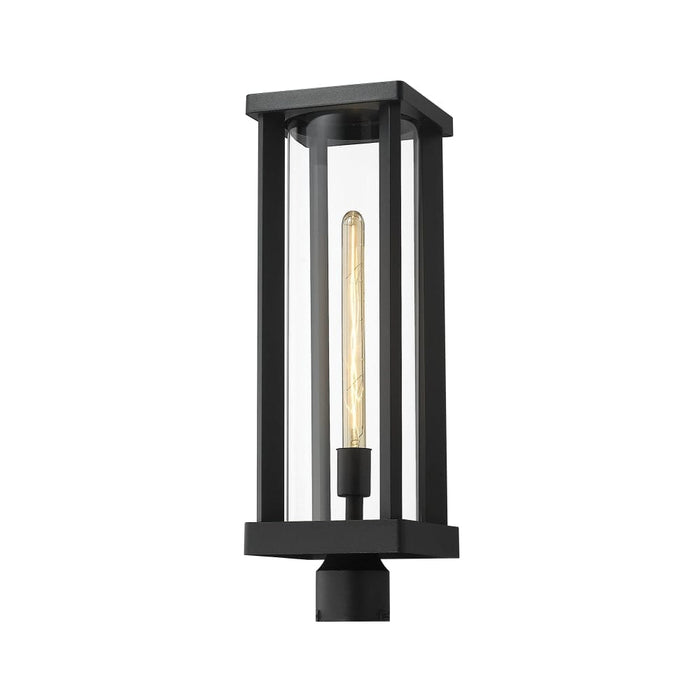 Z-Lite Glenwood Black Outdoor Post Mount Fixture 586PHBR-BK - Outdoor Post Mount Fixture