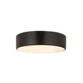 Z-Lite Harley Matte Black 3 Light Flushmount 2302F3-MB