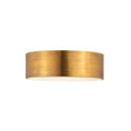 Z-Lite Harley Rubbed Brass 3 Light Flushmount 2302F3-RB
