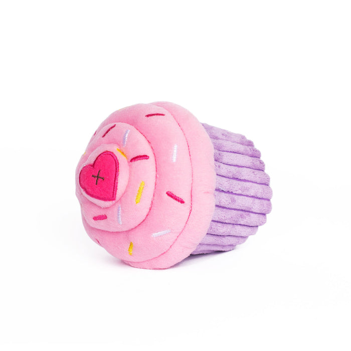 Zippy Burrow™ Plush Squeaker Cupcake